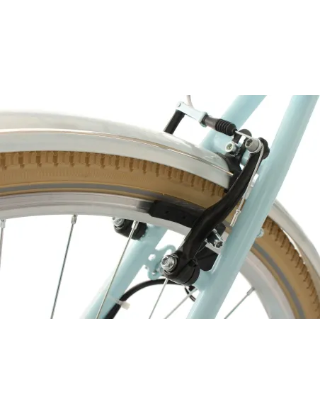 Miejski Rower Retro Damski 28 Damka Sakwy Światła