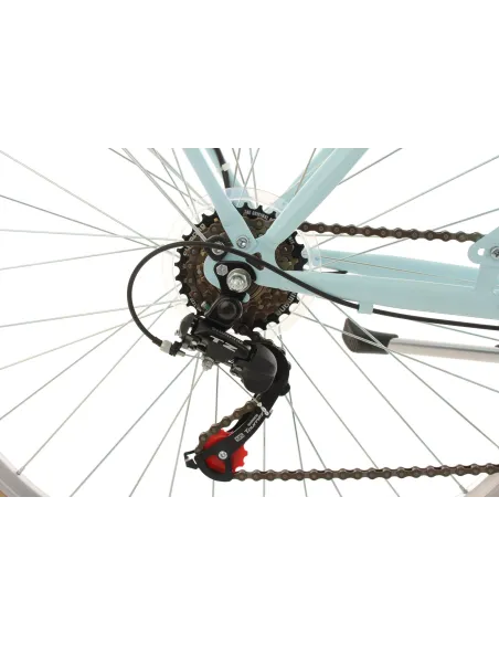 Miejski Rower Retro Damski 28 Damka Sakwy Światła