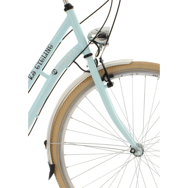 Miejski Rower Retro Damski 28 Damka Sakwy Światła