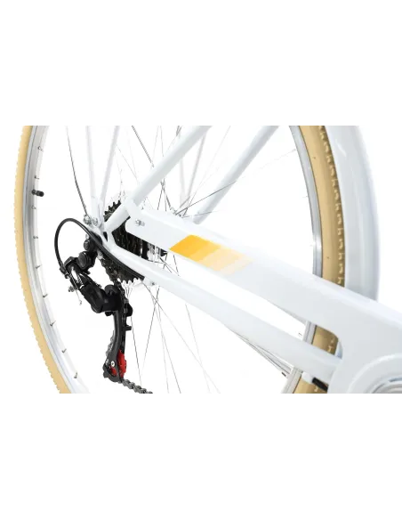 Rower Miejski 26 Damski Dziewczęcy Z Koszykiem Bagażnik Błotniki V Brake