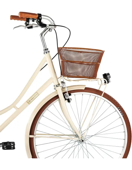 Damski Rower Miejski 26 Retro Bagażniki 1 Bieg