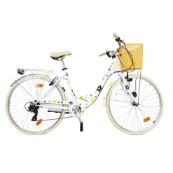 Rower Miejski 28 Damski Dziewczęcy 6 Biegów Damka