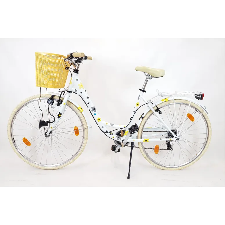 Rower Miejski 28 Damski Dziewczęcy 6 Biegów Damka