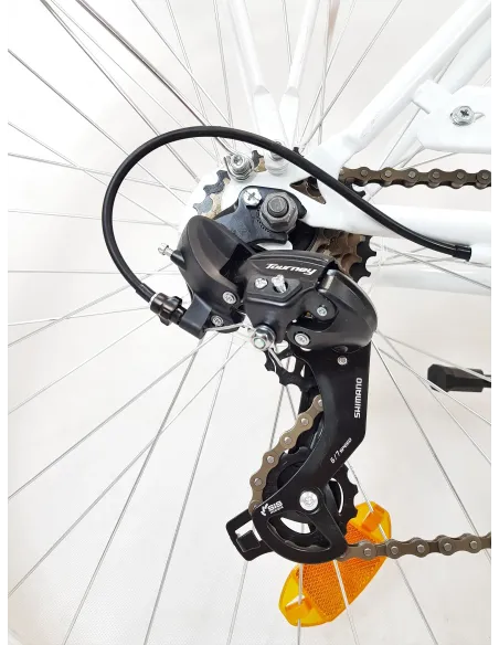 Rower Miejski 28 Damski Dziewczęcy 6 Biegów Damka