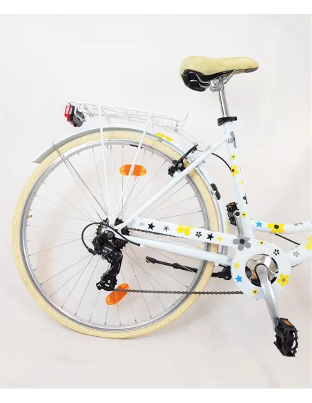 Rower Miejski 28 Damski Dziewczęcy 6 Biegów Damka