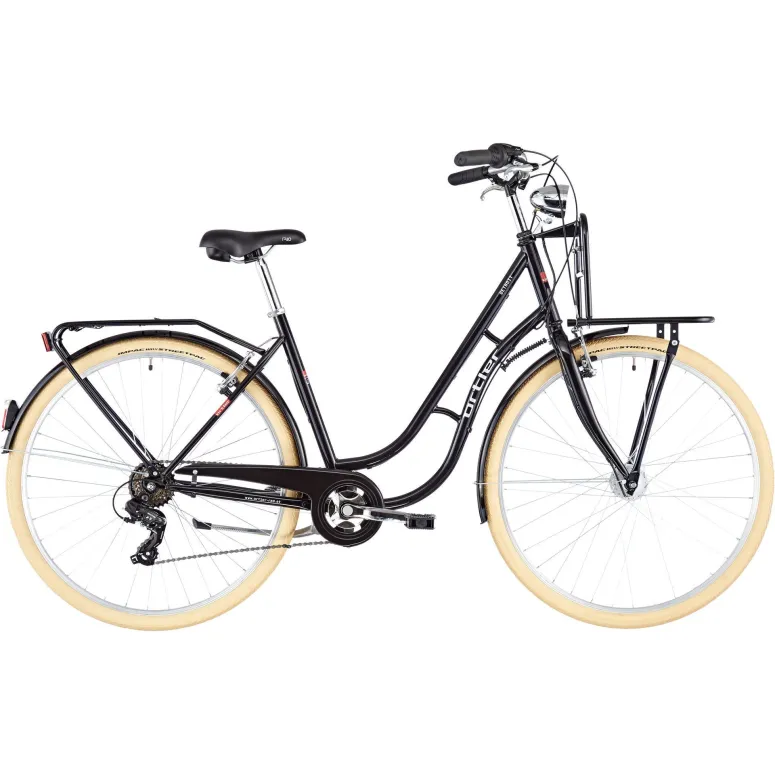 Damski Rower Miejski 28 Bagażniki 6 Biegów Światła