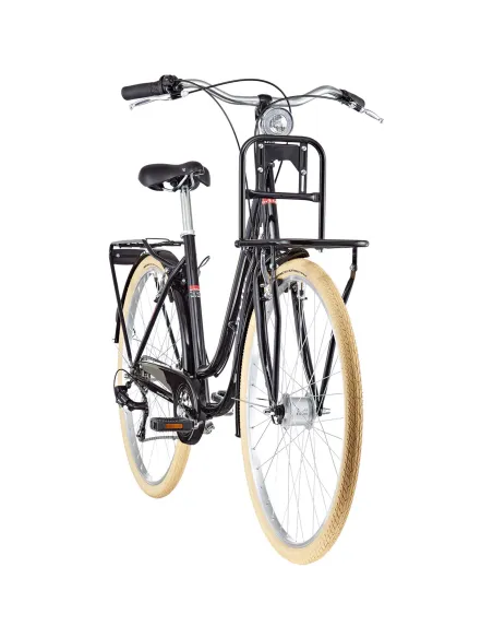 Damski Rower Miejski 28 Bagażniki 6 Biegów Światła