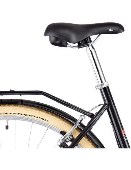 Damski Rower Miejski 28 Bagażniki 6 Biegów Światła