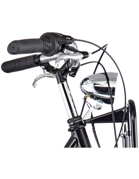 Damski Rower Miejski 28 Bagażniki 6 Biegów Światła