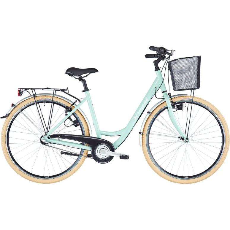 Damski Rower Miejski 28 Nexus 3 Koszyk Światła ALU