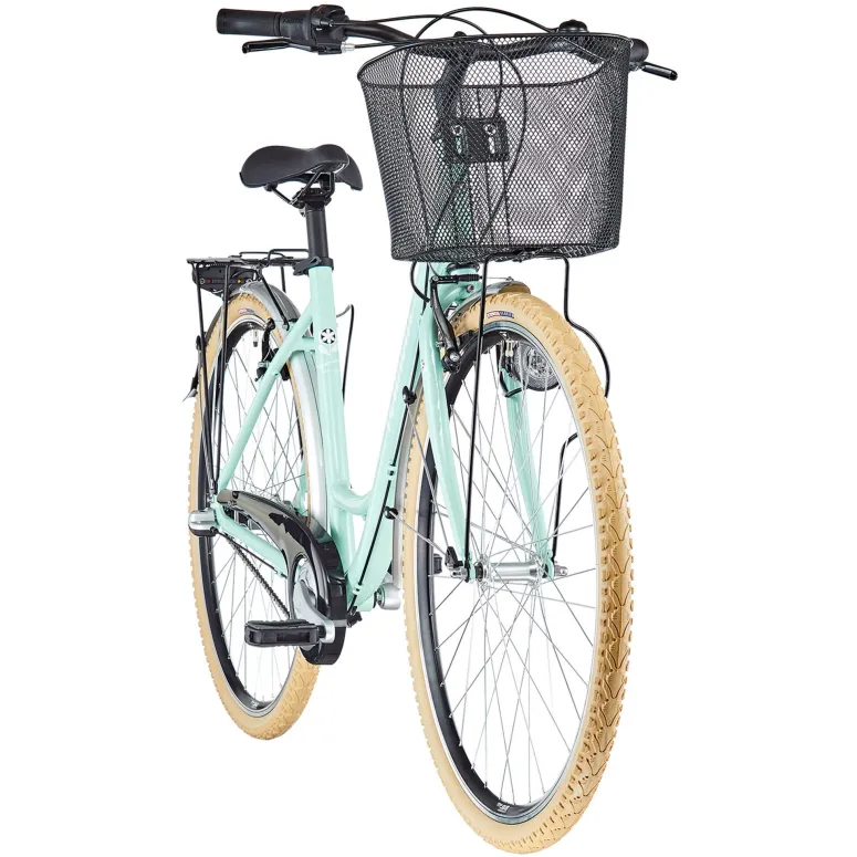 Damski Rower Miejski 28 Nexus 3 Koszyk Światła ALU