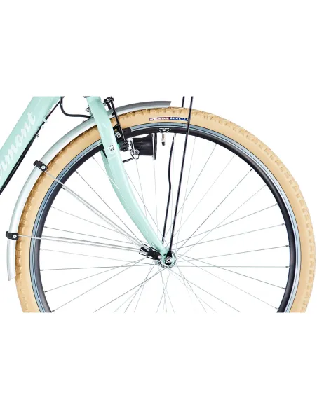 Damski Rower Miejski 28 Nexus 3 Koszyk Światła ALU