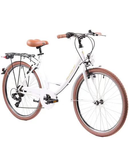 Miejski Rower Damski 26 Światła 7 biegów Stopka