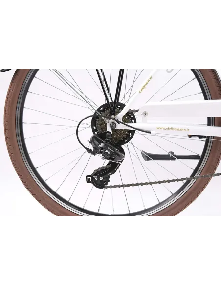 Miejski Rower Damski 26 Światła 7 biegów Stopka