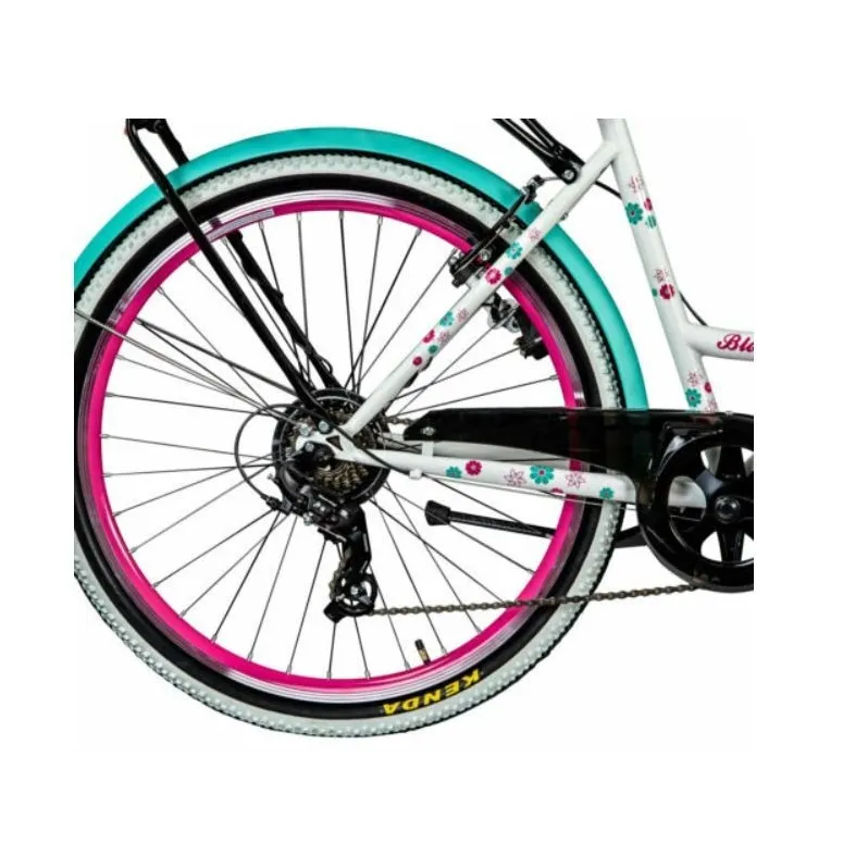 Dziewczęcy Rower Miejski 26 Galano Blossom Światła