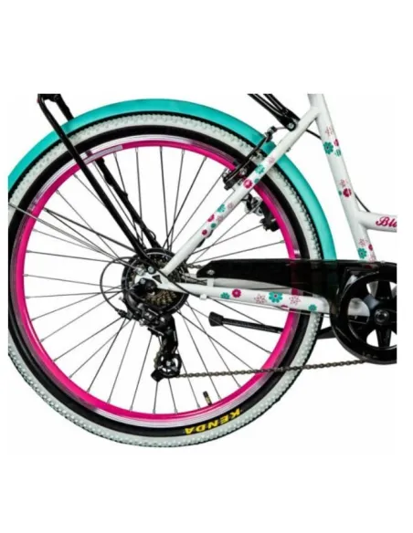 Dziewczęcy Rower Miejski 26 Galano Blossom Światła