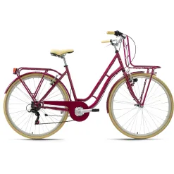 Damski Rower Miejski Retro 28 Jasne Opony Dynamo