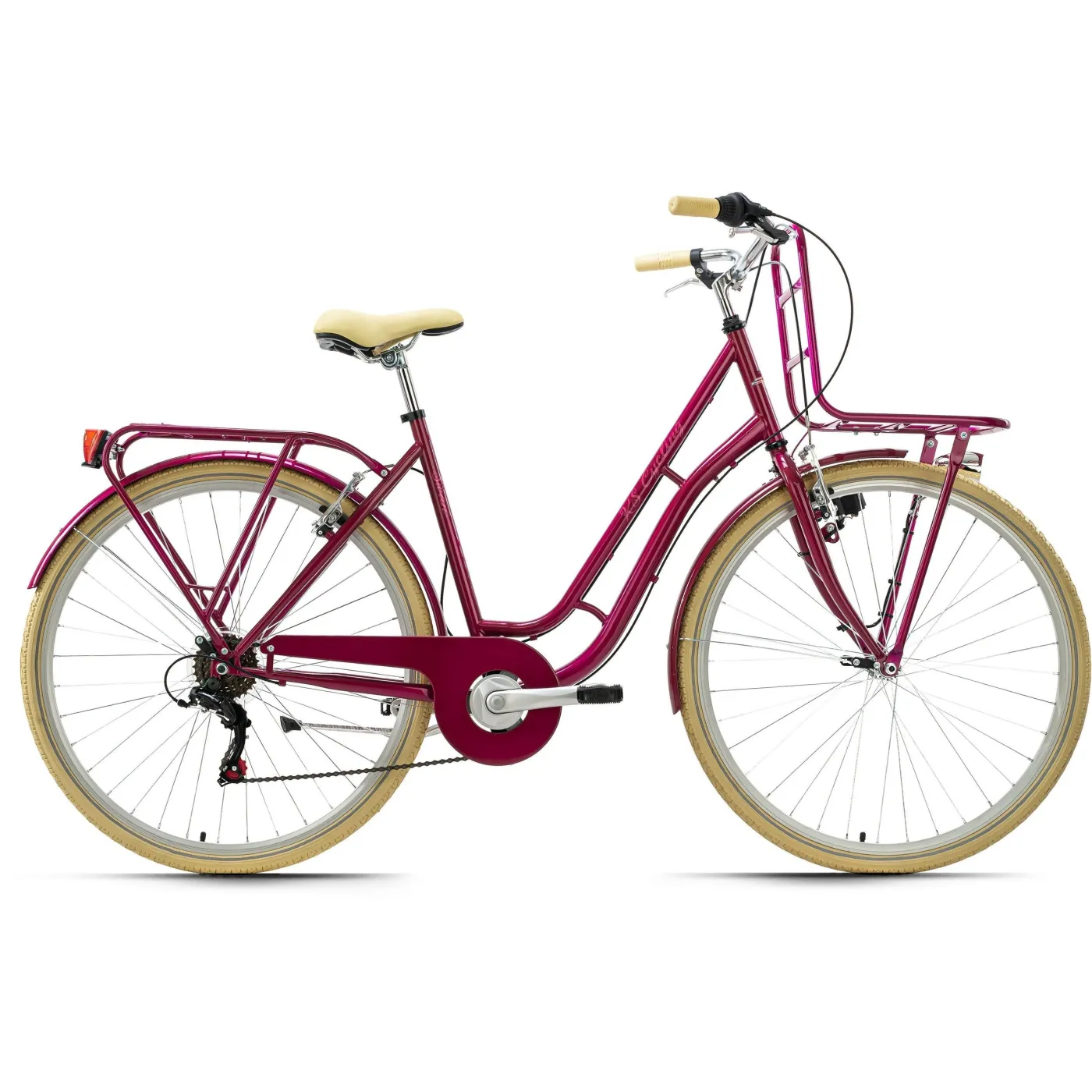 Damski Rower Miejski Retro 28 Jasne Opony Dynamo