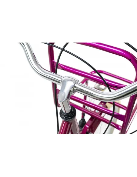 Damski Rower Miejski Retro 28 Jasne Opony Dynamo