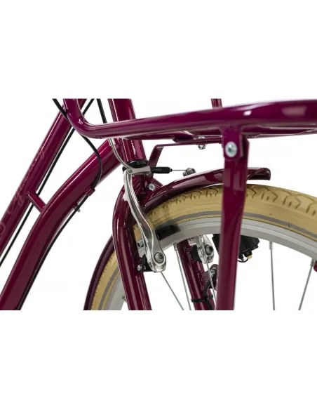 Damski Rower Miejski Retro 28 Jasne Opony Dynamo