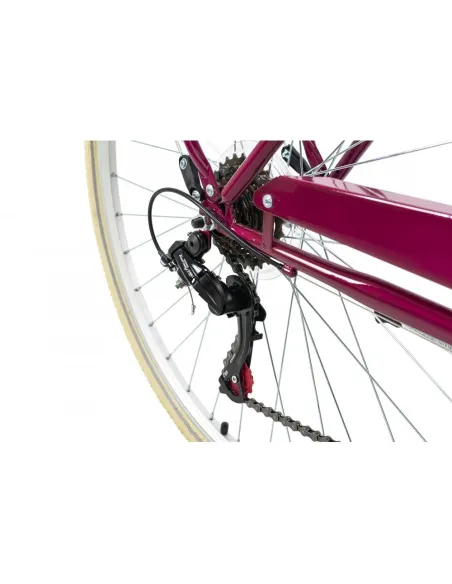Damski Rower Miejski Retro 28 Jasne Opony Dynamo