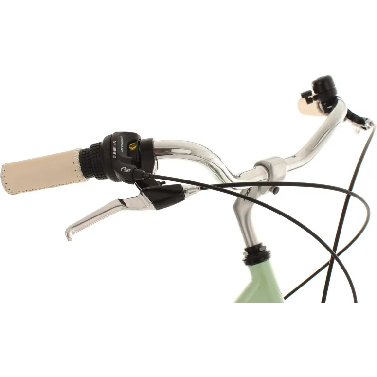 Damski Rower Miejski Sakwy 28 Jasne Opony Dynamo