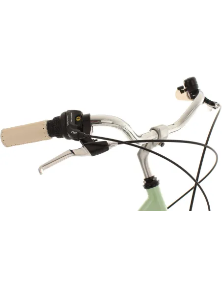 Damski Rower Miejski Sakwy 28 Jasne Opony Dynamo