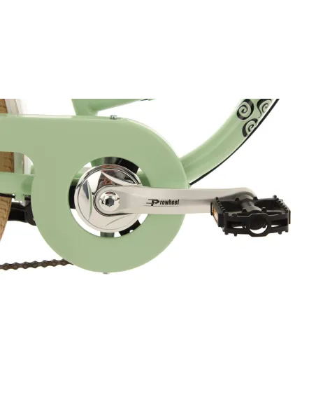 Damski Rower Miejski Sakwy 28 Jasne Opony Dynamo