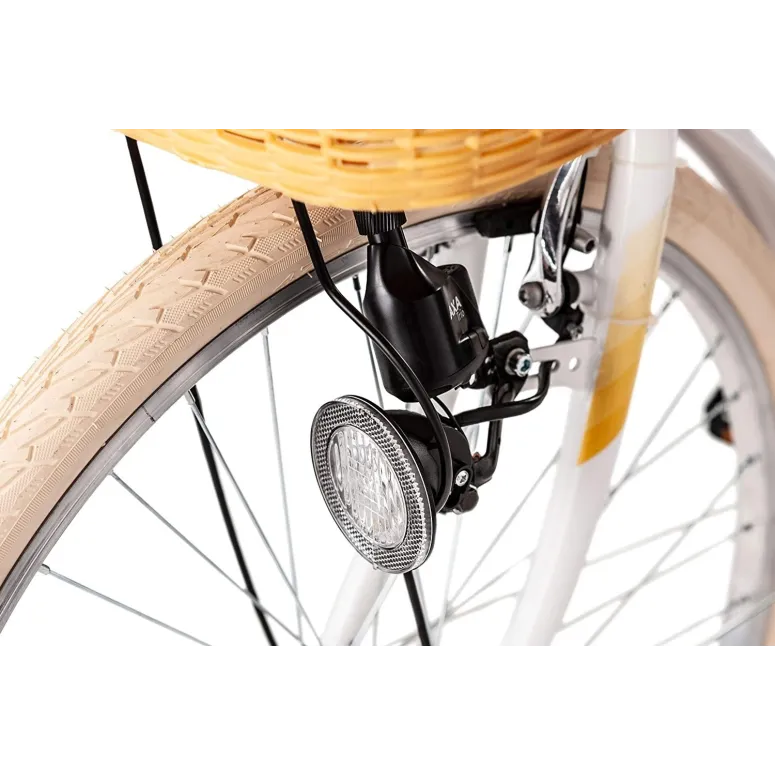 Rower Miejski 26 Damski Dziewczęcy Kosz Bagażnik