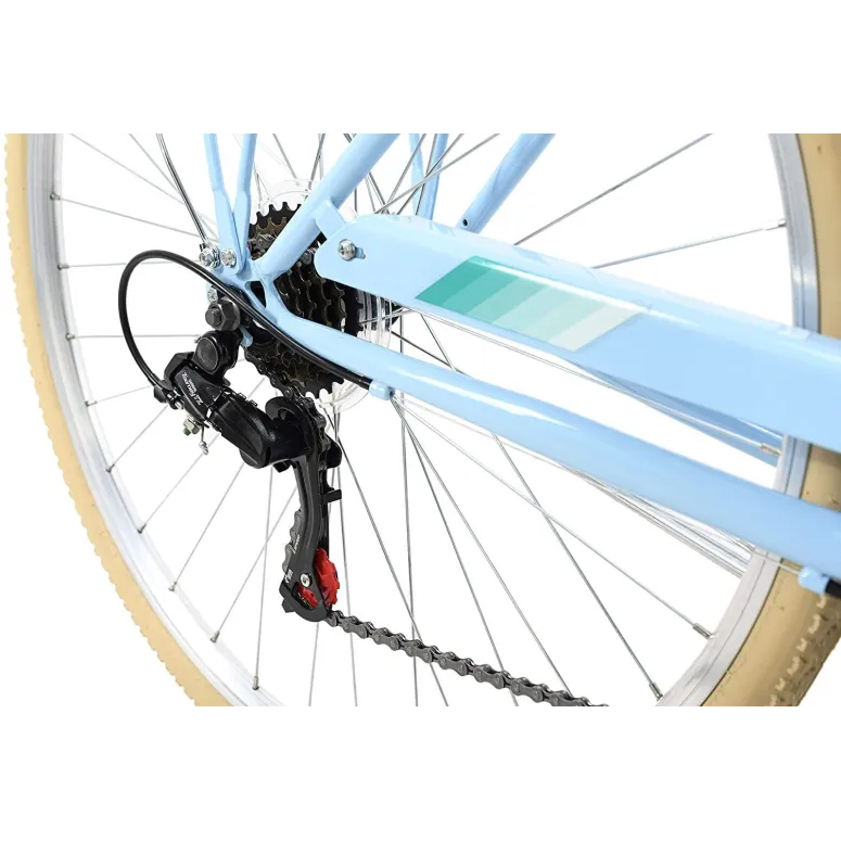 Rower Miejski Damka 28 Shimano 6 Biegów Koszyk