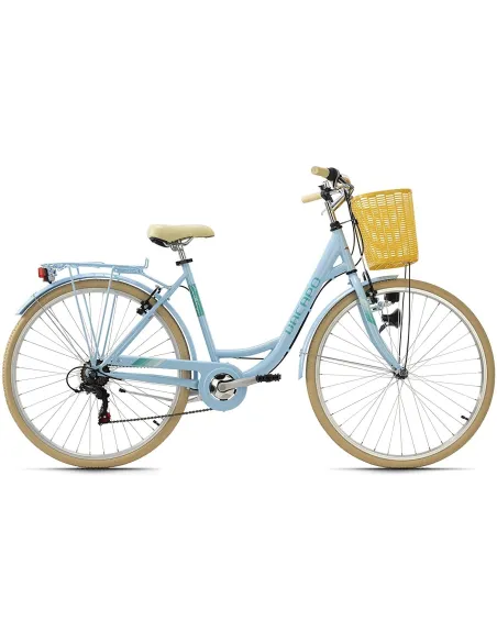Rower Miejski Damski 28 Damka 6 Biegów Koszyk