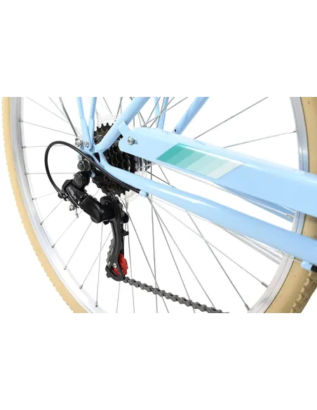 Rower Miejski Damski 28 Damka 6 Biegów Koszyk