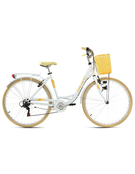 Damka Rower Miejski Retro 28 Koszyk 6 Biegów