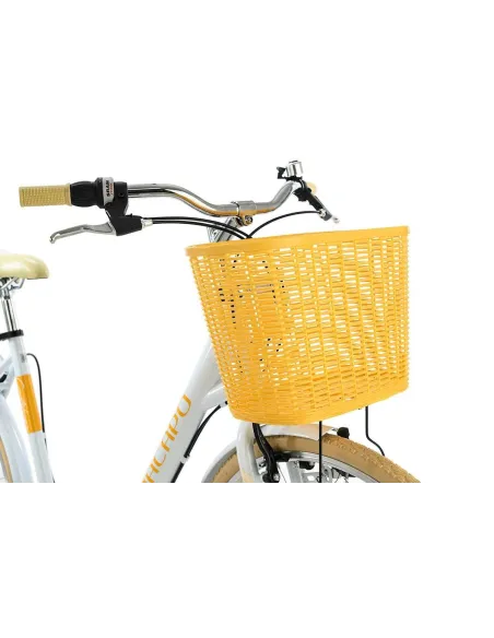 Damka Rower Miejski Retro 28 Koszyk 6 Biegów