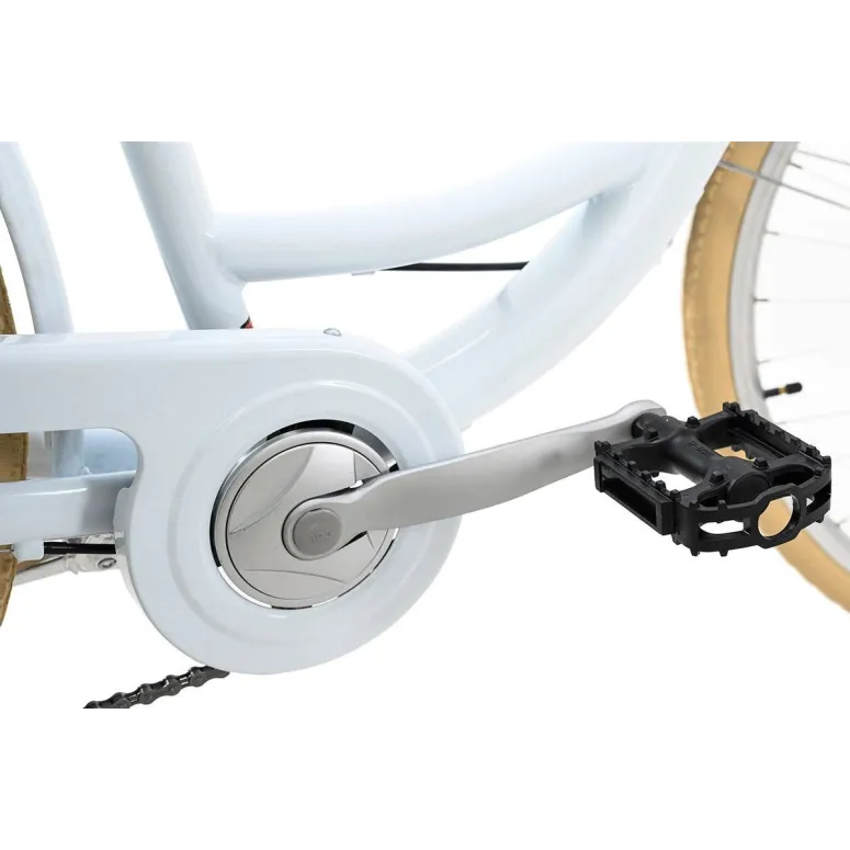 Damka Rower Miejski Retro 28 Koszyk 6 Biegów