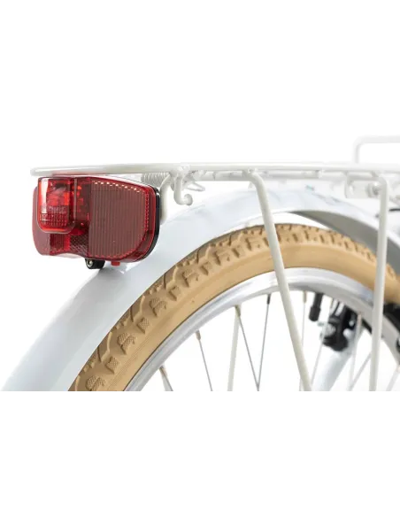 Damka Rower Miejski Retro 28 Koszyk 6 Biegów