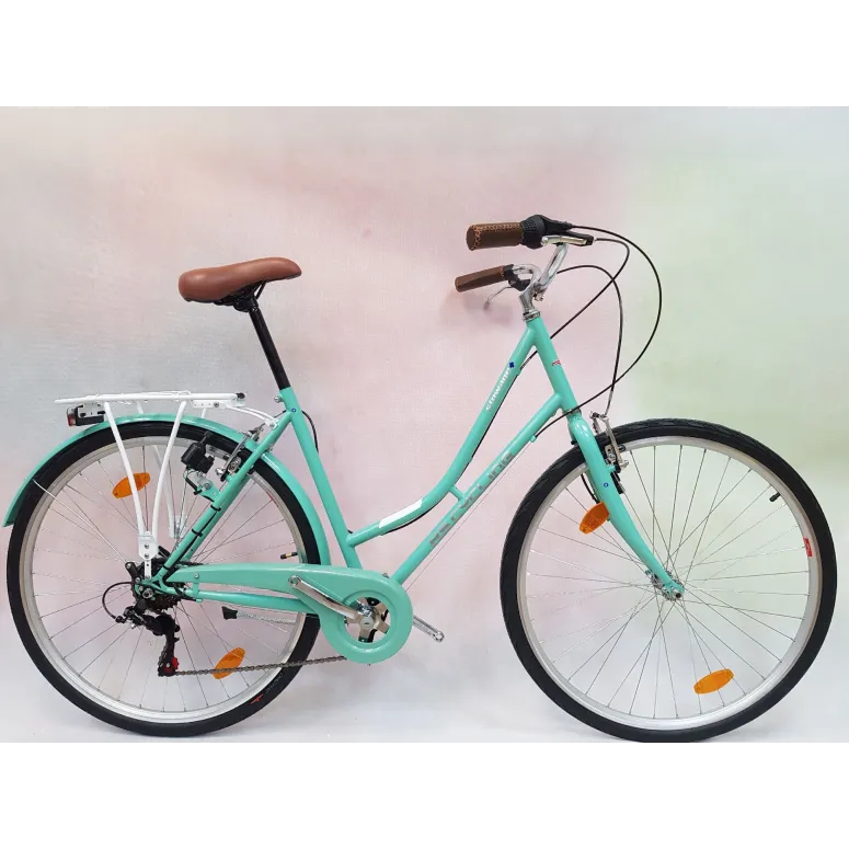 Rower Miejski Damski 28 Damka Koszyk 6 Biegów