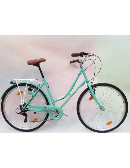 Rower Miejski Damski 28 Damka Koszyk 6 Biegów