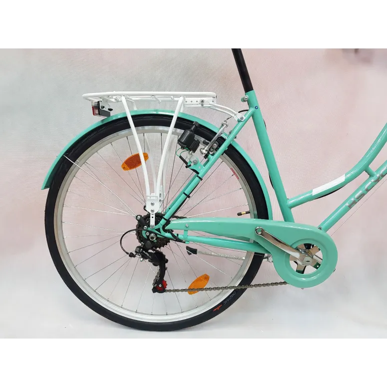 Rower Miejski Damski 28 Damka Koszyk 6 Biegów