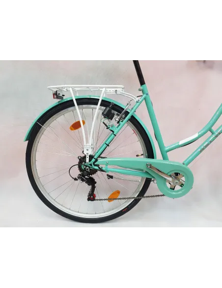 Rower Miejski Damski 28 Damka Koszyk 6 Biegów