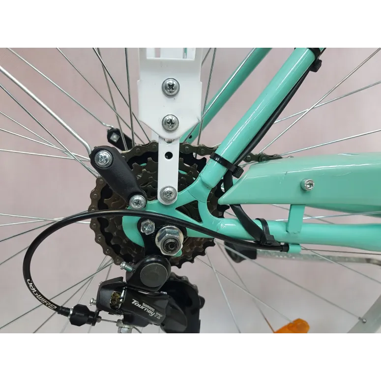 Rower Miejski Damski 28 Damka Koszyk 6 Biegów