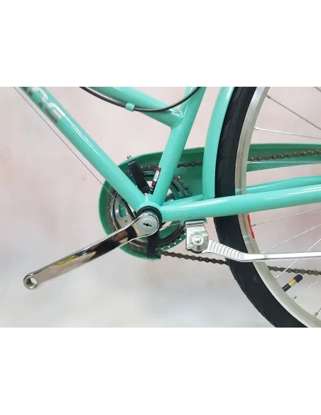 Rower Miejski Damski 28 Damka Koszyk 6 Biegów