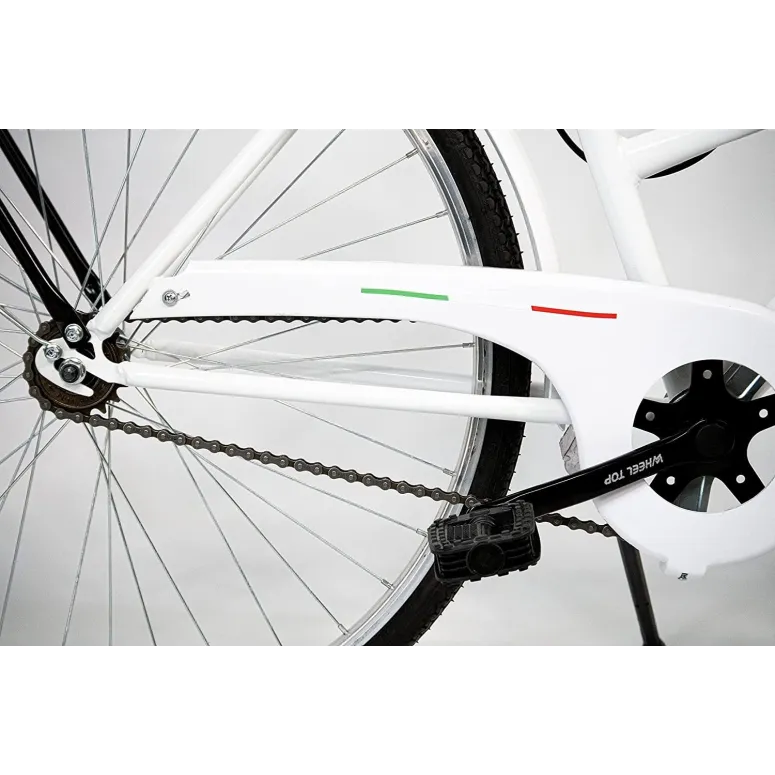 Rower Miejski Damski Jednobiegowy 26 Bagażniki