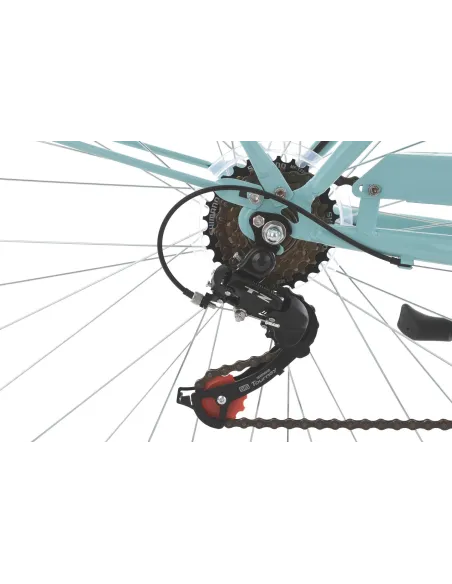 Damski Rower Miejski 28 Dziewczęcy Retro 6 Biegów