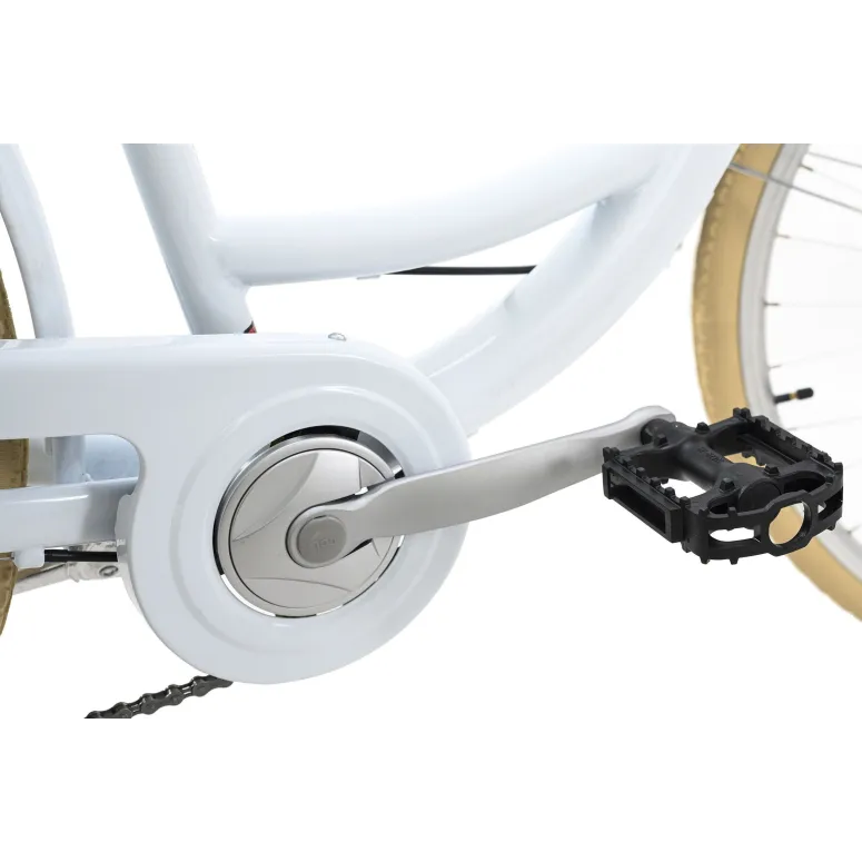 Rower Damski Dziewczęcy Miejski 28 Koszyk Światła