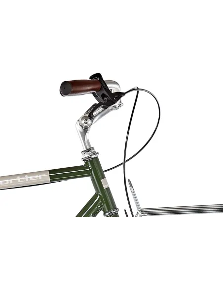 Rower Męski Miejski Jednobiegowy Retro 28 Bagażnik