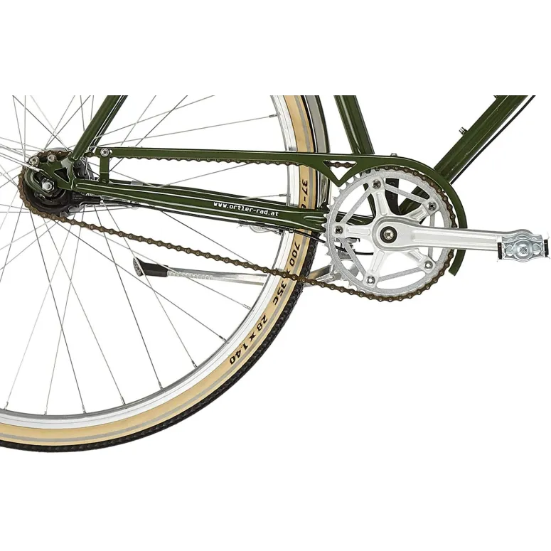 Rower Męski Miejski Jednobiegowy Retro 28 Bagażnik