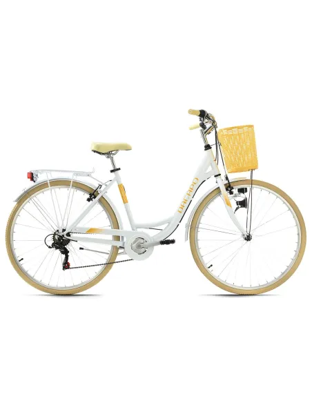 Rower Miejski Damski 28 Dziewczęcy 6 Biegów Koszyk