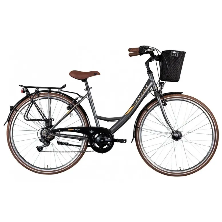 Damski Rower Miejski 28 Damka Bagażnik 6 Biegów