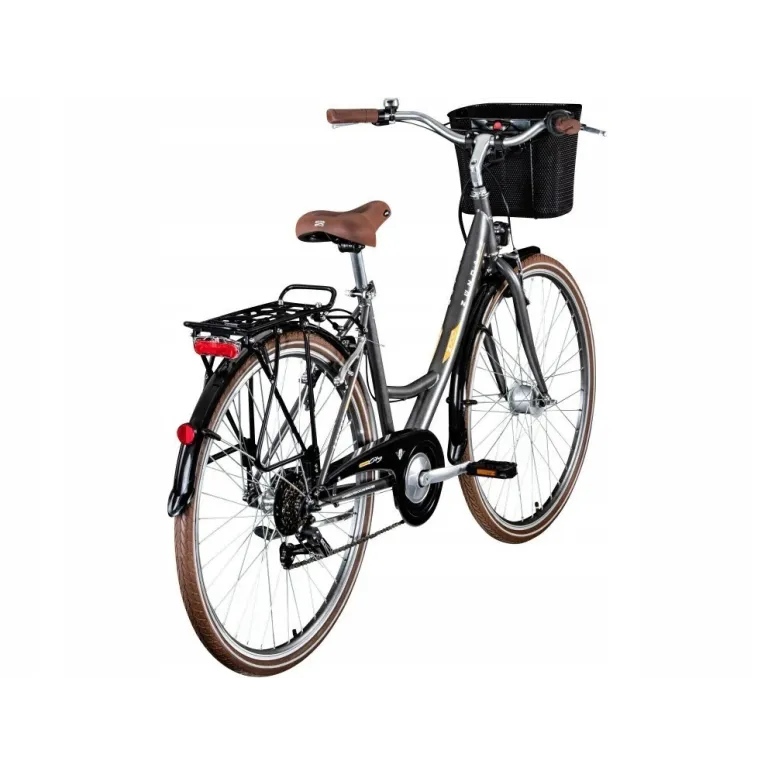 Damski Rower Miejski 28 Damka Bagażnik 6 Biegów